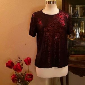 Jaclyn Smith size L soft shimmery blouse